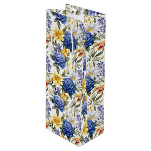Floral Print Geschenktasche Geschenktüte Für Weinflaschen