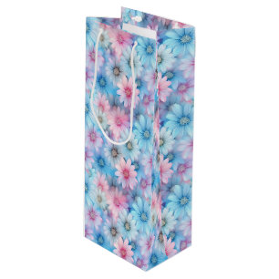 Floral Print Geschenktasche Geschenktüte Für Weinflaschen