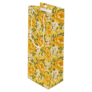 Floral Print Geschenktasche Geschenktüte Für Weinflaschen