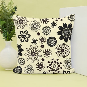 Floral Print Pop Muster Niedlich Girly Boho Hippie Kissen