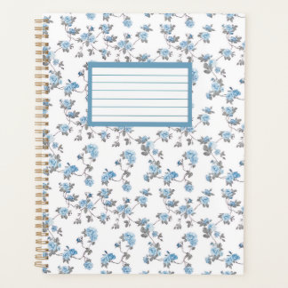 floral print Spiral Notebook planner Planer