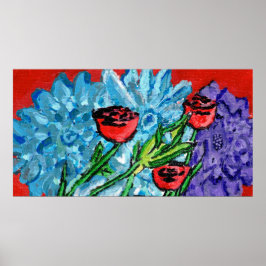 Floral Print, Value Poster  (Semi-Gloss)