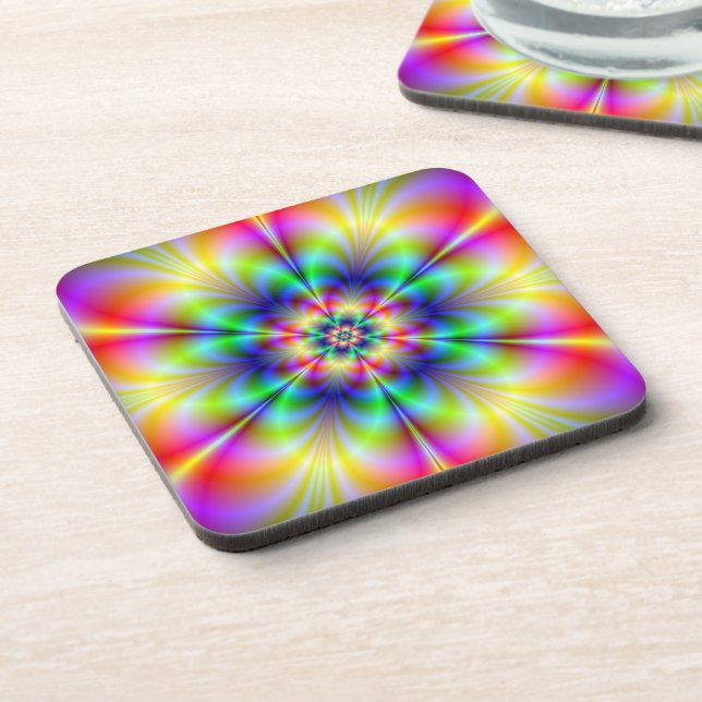 Floral Psychedelia Untersetzer (Linke Seite)