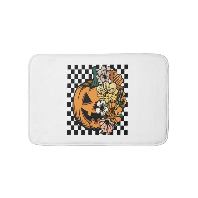 Floral Pumpkin Badematte (Vorderseite)
