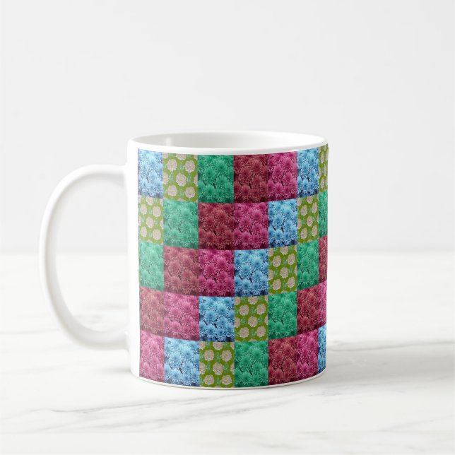 floral quilt design kaffeetasse (Links)
