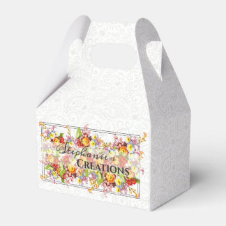 Floral Retro Frühlingsblumen Primrose Beruflich Geschenkschachtel