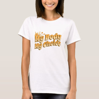 Floral Retro My Body Meine Wahl Frauenrechte T-Shirt