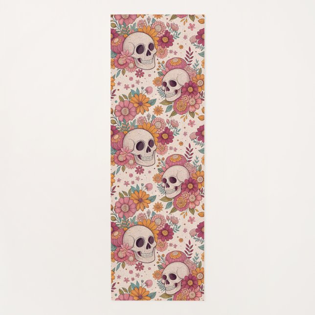 Floral Reverie Yogamatte (Vorderseite)