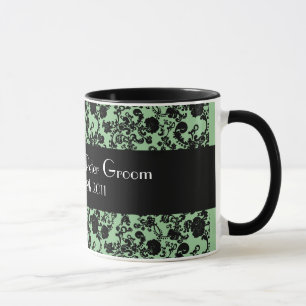 Floral Rococo Mariage, tasse souvenir