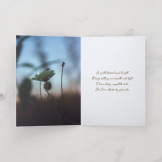 Floral Romantic Poem – Botanical Fantasy Thank You