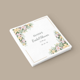 Floral romantische Brautparty-Serviette Serviette