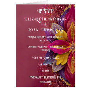 Floral Rosa Eleganz Hochzeitskollektion