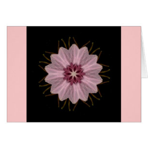 Floral rose Abstrait