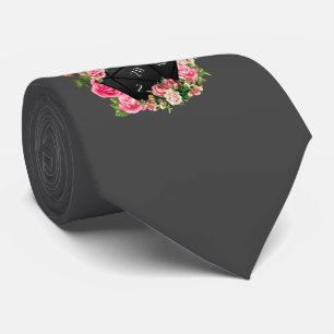 Floral Rose D20 Tabletop RPG Gaming Würfel Krawatte