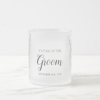 Floral rose délicieuse Mariage père de Groom Mug