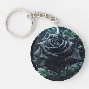 Floral Rose noir