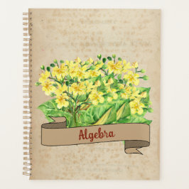 Floral Rustic Fall Inspire School  Planer