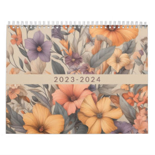 Floral rustikal Vintag elegant stilvoll Kalender