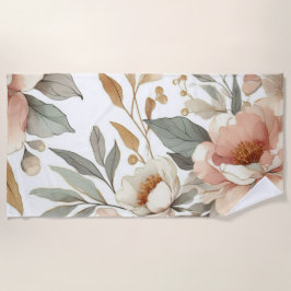 Floral rustikal Vintag elegant stilvoll Strandtuch