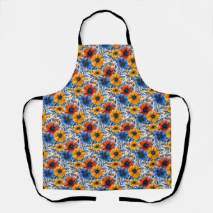 Floral rustikales Retromuster Schürze