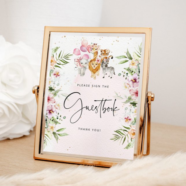 Floral safari animal Gästebuch (Von Creator hochgeladen)