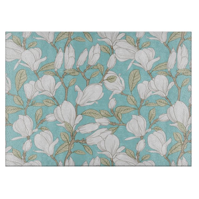 floral schneidebrett (Vorderseite)