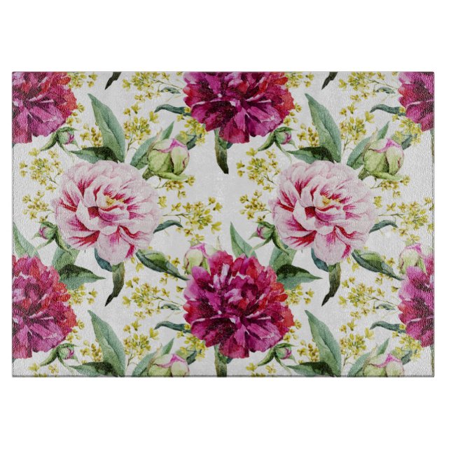 floral schneidebrett (Vorderseite)