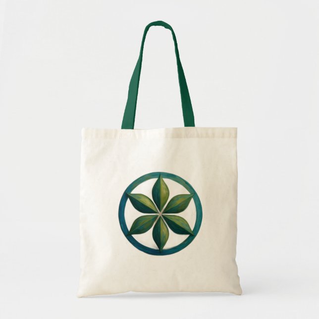 Floral Serenity Tote Bag | Eco-Friendly (Devant)