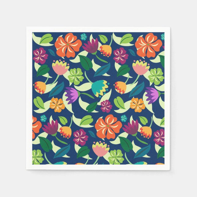 floral serviette (Vorderseite)