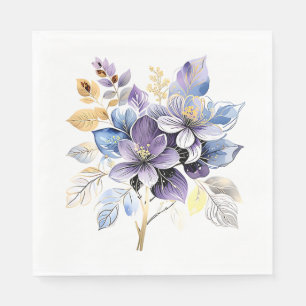 floral serviette