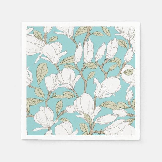 floral serviette (Vorderseite)