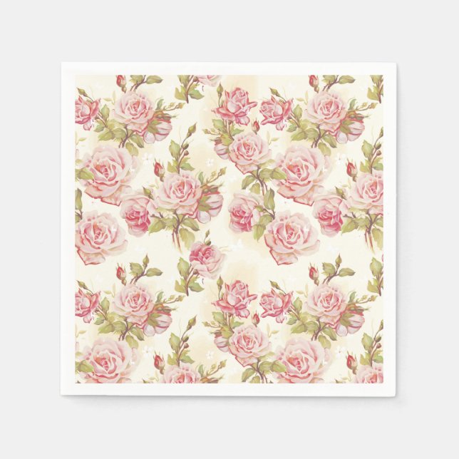 floral serviette (Vorderseite)