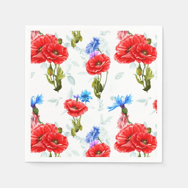floral serviette (Vorderseite)