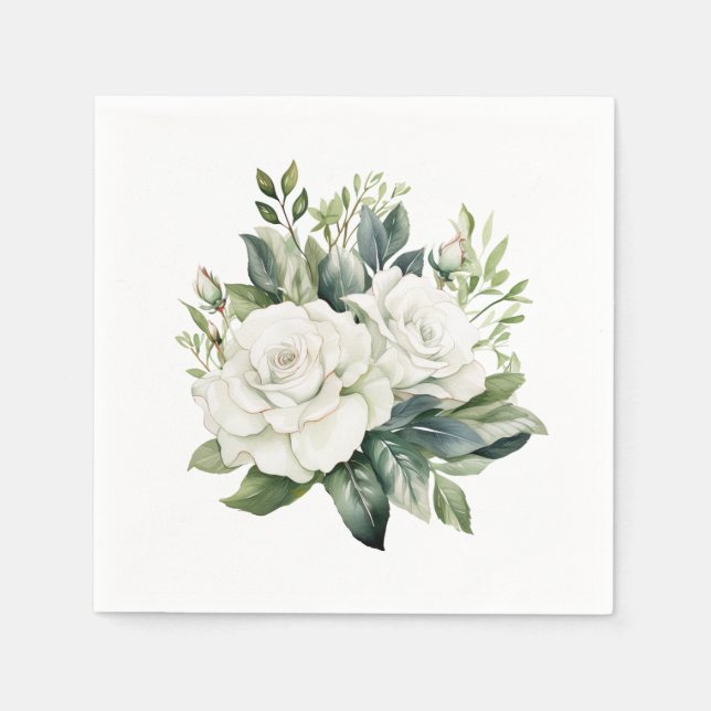 floral serviette (Vorderseite)