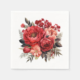 floral serviette