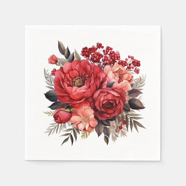 floral serviette (Vorderseite)
