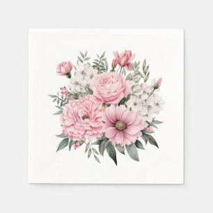 floral serviette