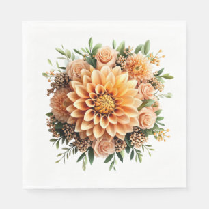 floral serviette