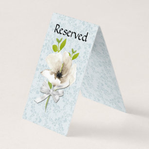 Floral Shabby Reservierte Hochzeitstisch-Zelt-Kart