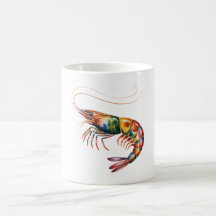 Floral Shrimp Art