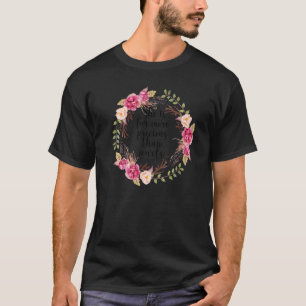Floral Sie ist Wertvoller als Juwelen Christlich T-Shirt