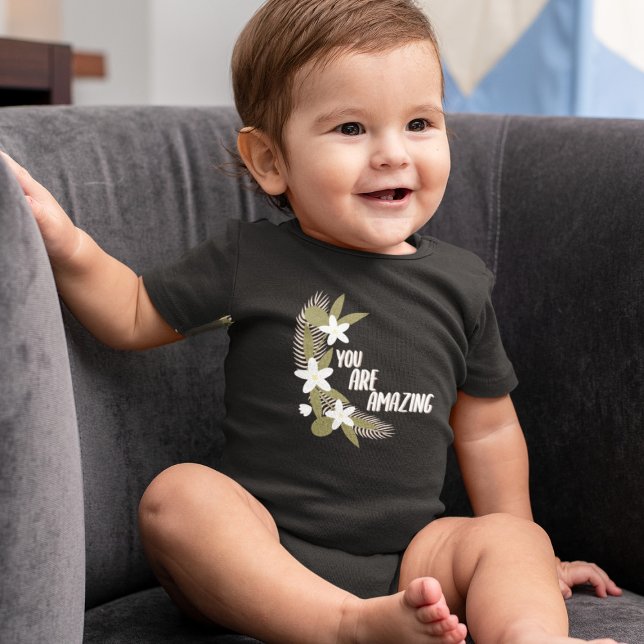 Floral Sie sind Phantastisch Baby Strampler (Von Creator hochgeladen)