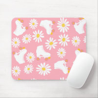 Floral Skate Roller Skaten Muster rosa