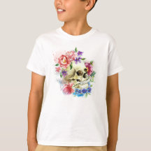 Floral Skull Dia de los Muertos | Sleeve Shirt
