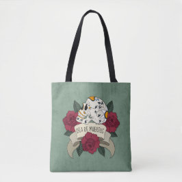 Floral Skull Dia de los Muertos | Tragetasche Tasche