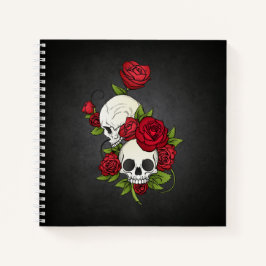 Floral Skulls Dia de los Muertos | Notizbuch