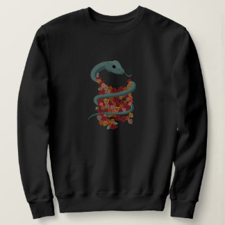 Floral Snake Wrap Sweatshirt