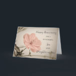 Floral Son & Tochter im Jura Hochzeitstag Karte<br><div class="desc">Glückliche Hochzeitskarte für Sohn und Tochter im Gesetz mit hübschen Vintagen rosa Blume,  und herzlichen Vers.</div>