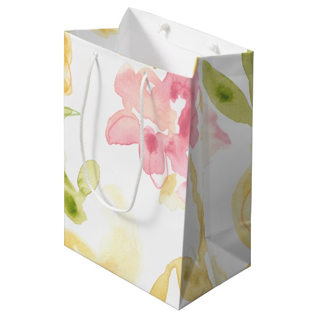Floral Song I Mittlere Geschenktüte (Vorderseite Schrägansicht)