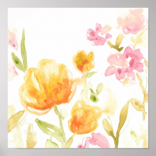 Floral Song I Poster (Vorne)